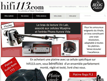 Tablet Screenshot of hifi113.com